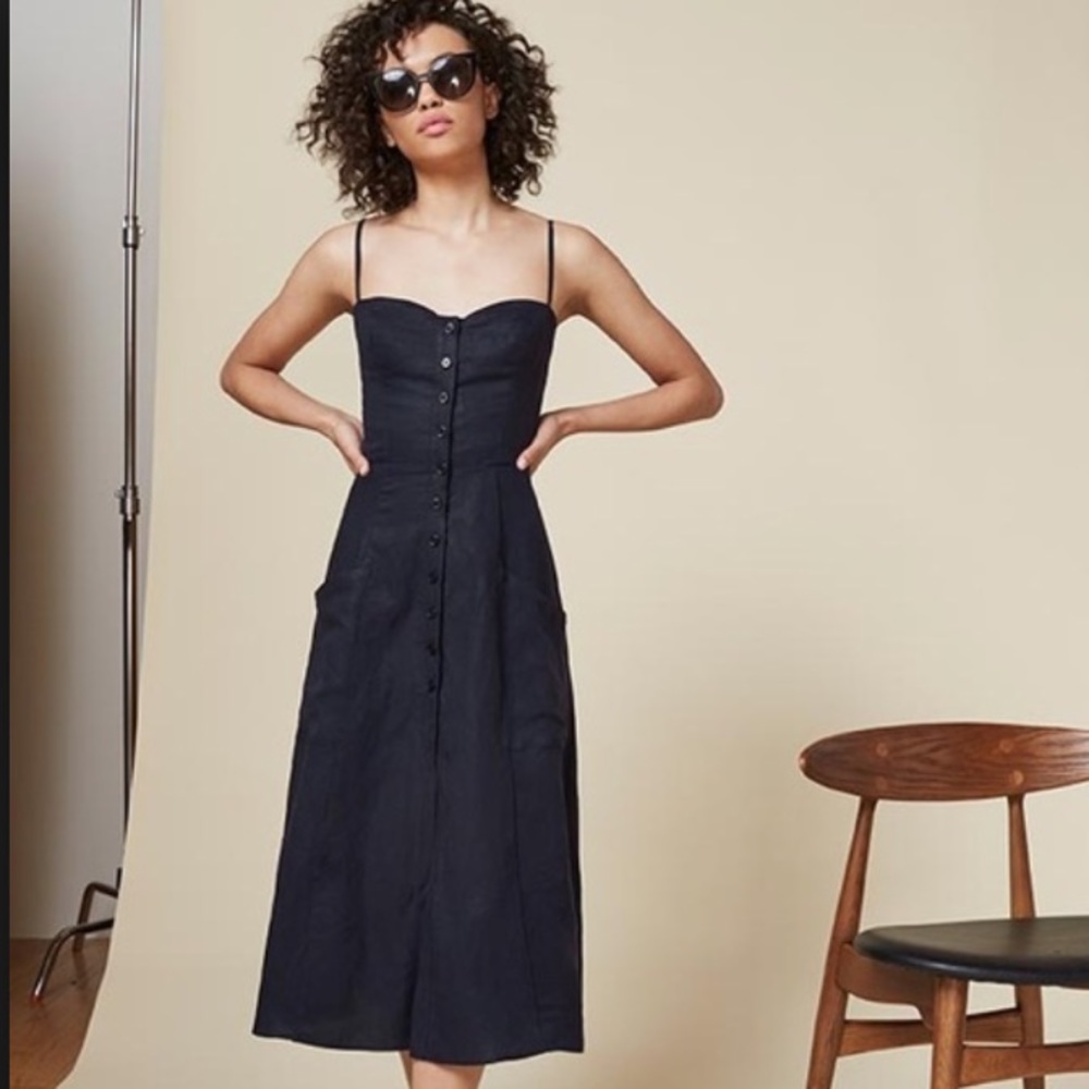 Navy Reformation Canon Dress